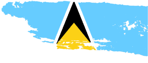 ST. Lucia country flag
